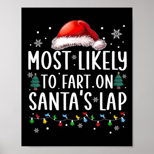 Poster Très Probable De Commencer Sur Père Noël Lap Fun F (Devant)