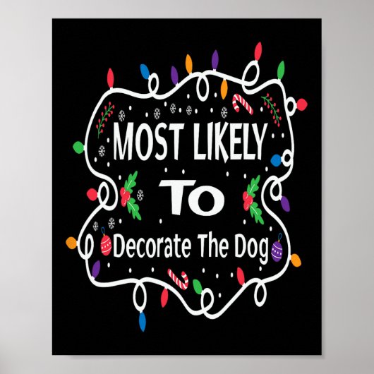 Poster Très Probable De Décorer Le Chien Correspondant Fa (Devant)
