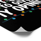 Poster Très Probable De Donner Mon Avis Fun Noël Amusant (Coin)