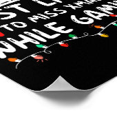 Poster Très Probable De Manquer Noël En Jouant Noël Ma (Coin)