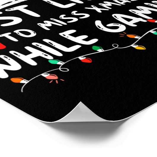 Poster Très Probable De Manquer Noël En Jouant Noël Ma (Coin)