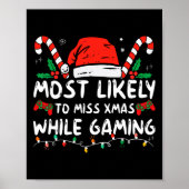 Poster Très Probable De Manquer Noël En Jouant Noël Ma (Devant)