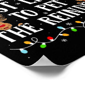 Poster Très Probable De Pet Le Rindeer Drôle Fa Noël (Coin)