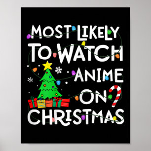 Poster Très Probable De Regarder Anime Sur Noël Le Chapea