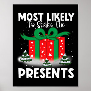 Poster Très Probable De Secouer La Famille De Noël Actuel