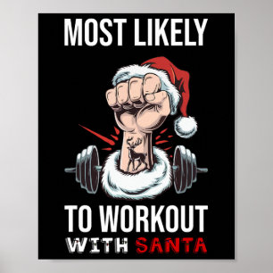Poster Très Probable De Travailler Avec Père Noël Bodybui