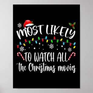 Poster Très Probable De Voir Tous Les Films De Noël Fami