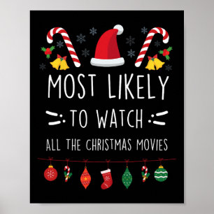 Poster Très Probable De Voir Tous Les Films De Noël Fami