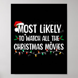 Poster Très Probable De Voir Tous Les Films De Noël Matc