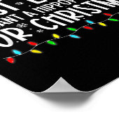 Poster Très Probable De Vouloir Un Hippopotame Pour Noël  (Coin)