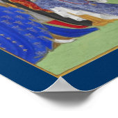 Poster Très Riches Heures - Avril (Coin)