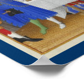 Poster Très Riches Heures - Janvier (Coin)