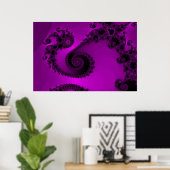 Poster très rose (Bureau à domicile)
