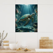 Poster Trésor de la Tortue d'Or (Cuisine)