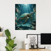 Poster Trésor de la Tortue d'Or (Bureau à domicile)