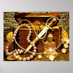 Poster Trésor des pirates