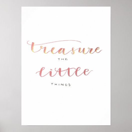 Poster Trésor les petites choses (Devant)