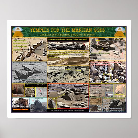 Poster Trésors de Mars du passé (Devant)
