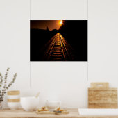 Poster "Trestle Dawn" (28"x20") (Cuisine)