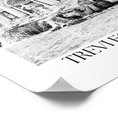 Poster Trevi Fountain Rome Arch Photo Print (Coin)