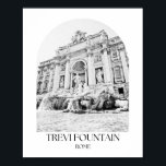 Poster Trevi Fountain Rome Arch Photo Print<br><div class="desc">Trevi Fountain Rome Arch Photo Print</div>