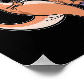 Poster TRex Dinosaur Bouldering Escalade Climber Boulder (Coin)