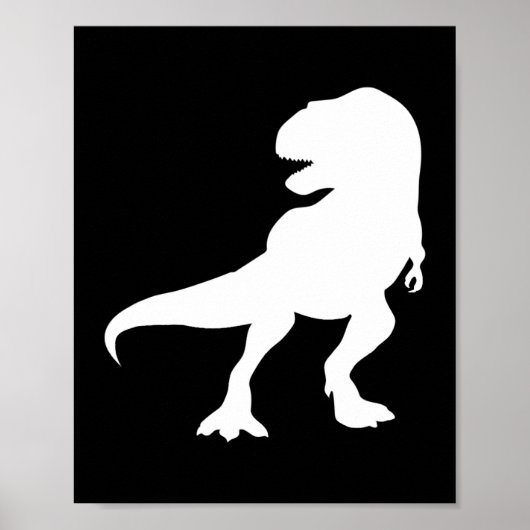 Poster TRex Trex Tyrannosaurus Jurassic Dino Funny Cool G (Devant)