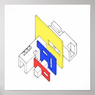 Poster Tri Colour Archi