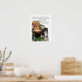 Poster Tri couleur arrondie Collie Art Imprimer (Cuisine)