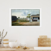 Poster Tri du thé (avec/c sur papier) (Cuisine)