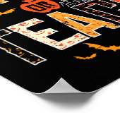 Poster Tri Ou Enseigner Retro Halloween Enseignantes Femm (Coin)
