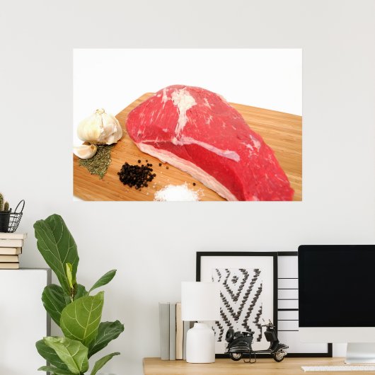 Poster Tri Tip Rôti Et Espèces (Bureau à domicile)
