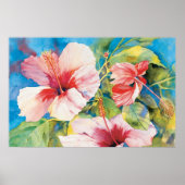 Poster Triade Hibiscus (Devant)