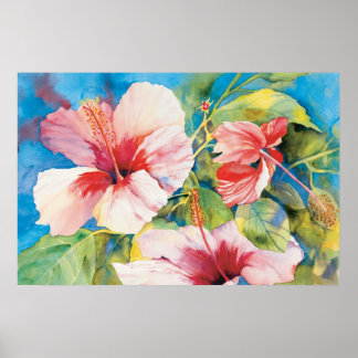 Poster Triade Hibiscus
