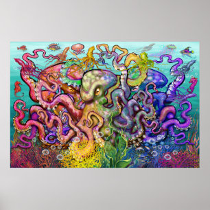 Poster Triade octopi
