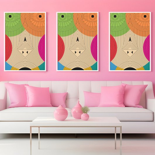 Poster Triangle antique