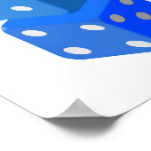 Poster Triangle de dés impossible (Coin)