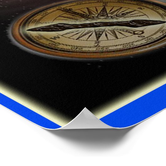 Poster triangle des Bermudes (Coin)