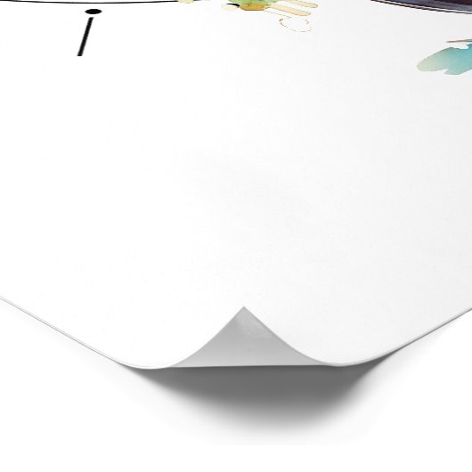 Poster Triangle des Bermudes (Coin)