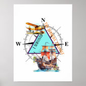 Poster Triangle des Bermudes (Devant)