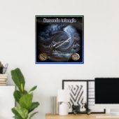 Poster triangle des Bermudes (Bureau à domicile)