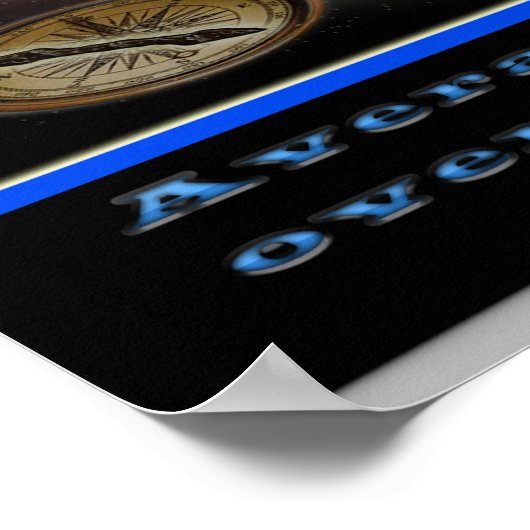 Poster triangle des Bermudes (Coin)