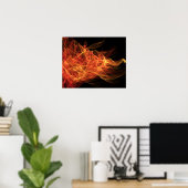 Poster Triangle d'incendie (Bureau à domicile)
