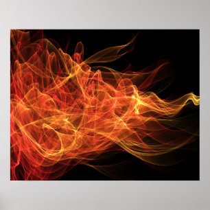 Poster Triangle d'incendie