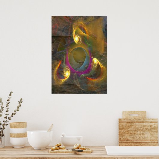 Poster Triangle éternel (Cuisine)