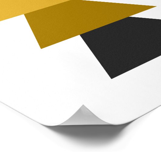 Poster Triangle géométrique (Coin)