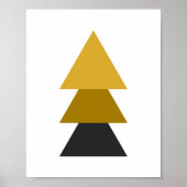 Poster Triangle géométrique (Devant)