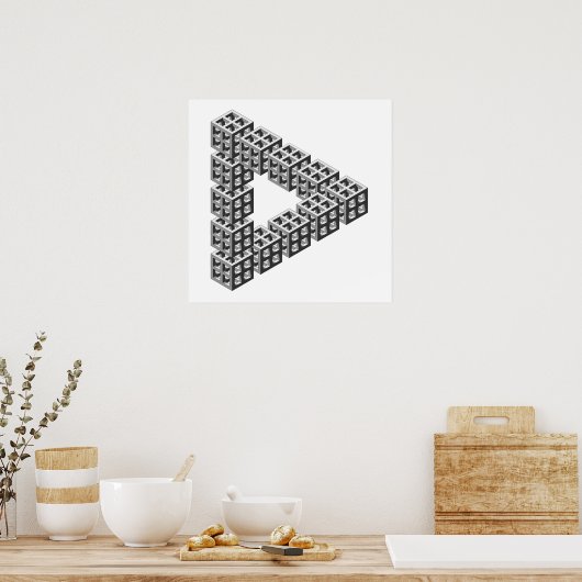 Poster Triangle impossible (Cuisine)
