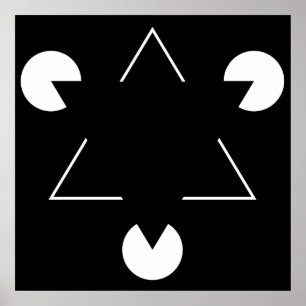 Poster Triangle Kanizsa