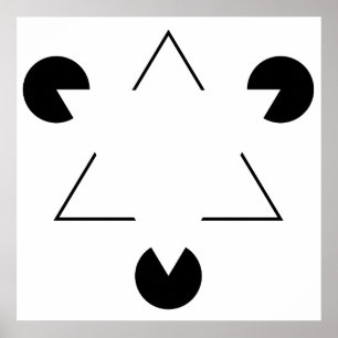 Poster Triangle Kanizsa